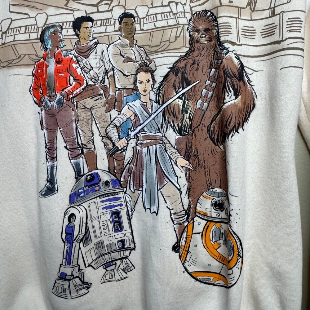 STAR WARS Galaxy's Edge Hoodie Kids 14 XL Disneyland Official Zip Sweatshirt - Picture 3 of 11